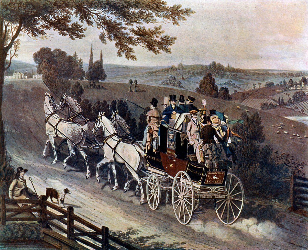 Diligencia, 1822 de John Watson