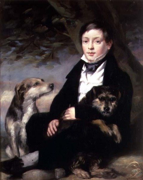 Retrato del maestro Raines, de Wheldrake Manor, York de John Watson Gordon