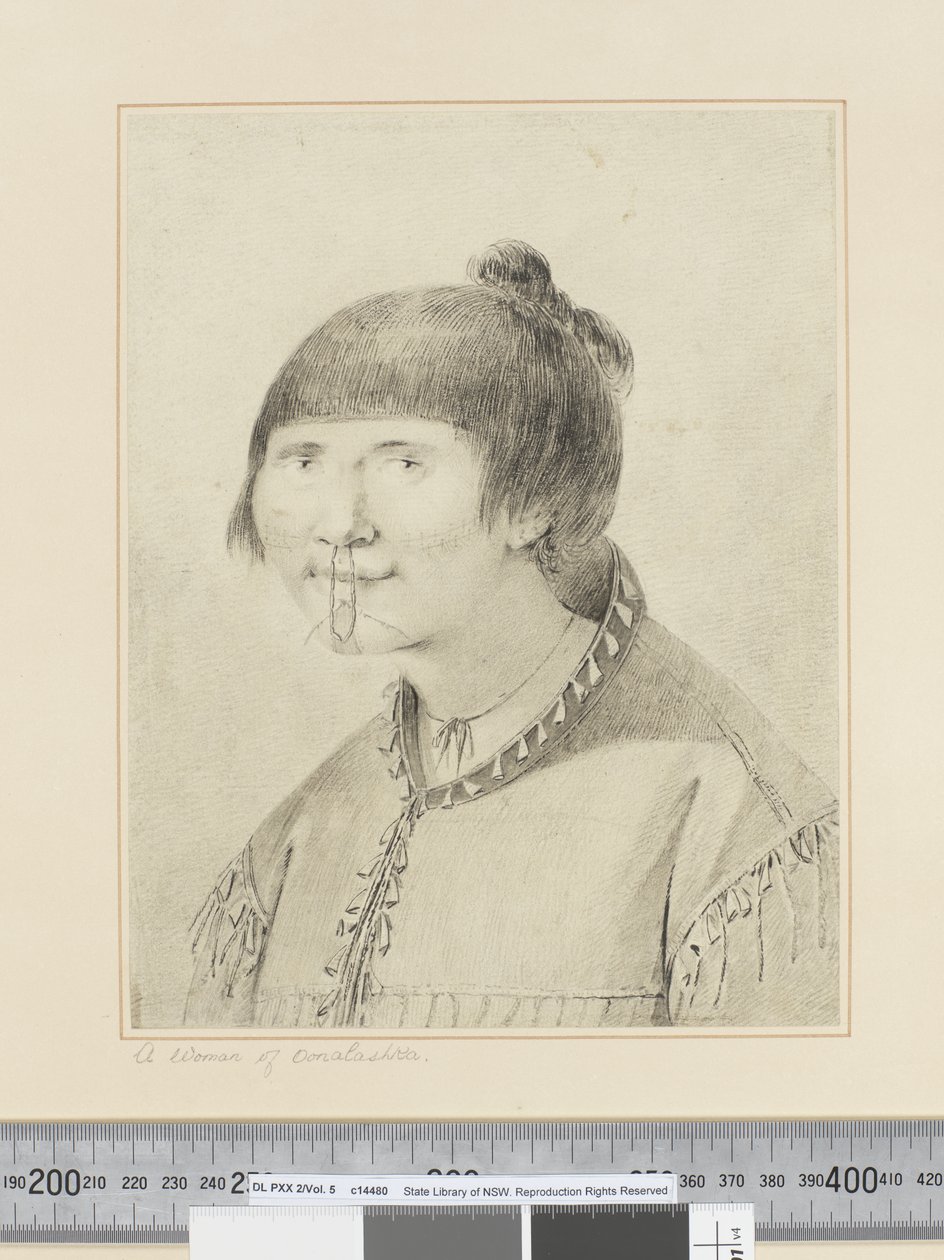 F.29 Una Mujer de Oonalashka, c.1773-84 de John Webber