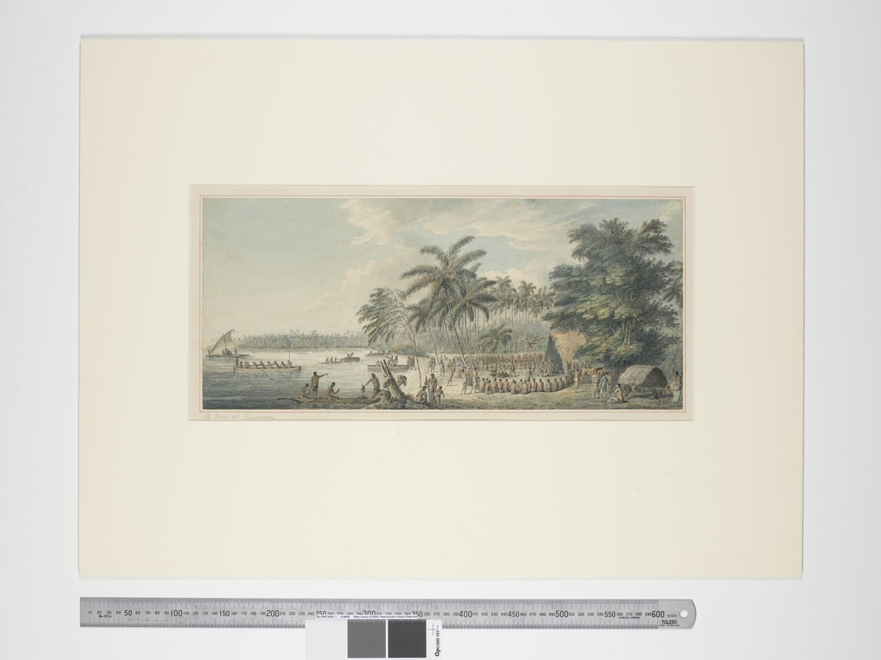 F.3 Una vista en Anamooka, c.1773-84 de John Webber