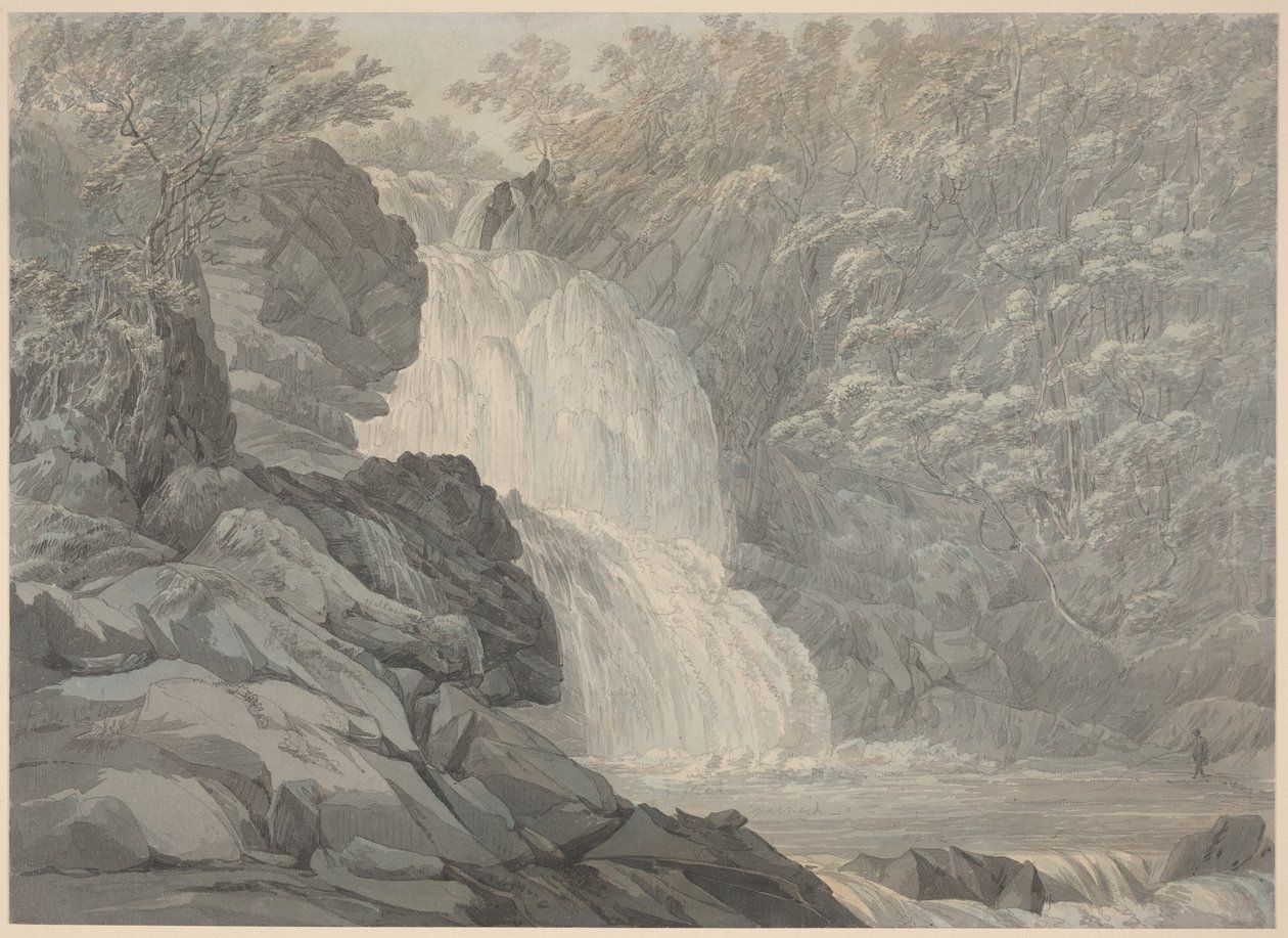 Cascadas de Mawddach cerca de Dolgelly de John Webber