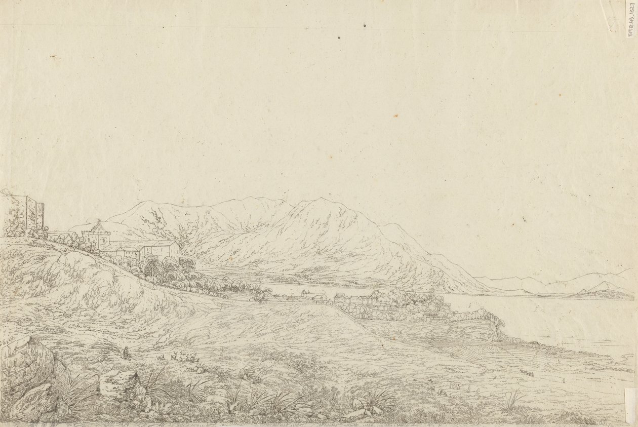 Vista de Macao, incluida la residencia de Camoens, cuando escribió su Lusiad de John Webber