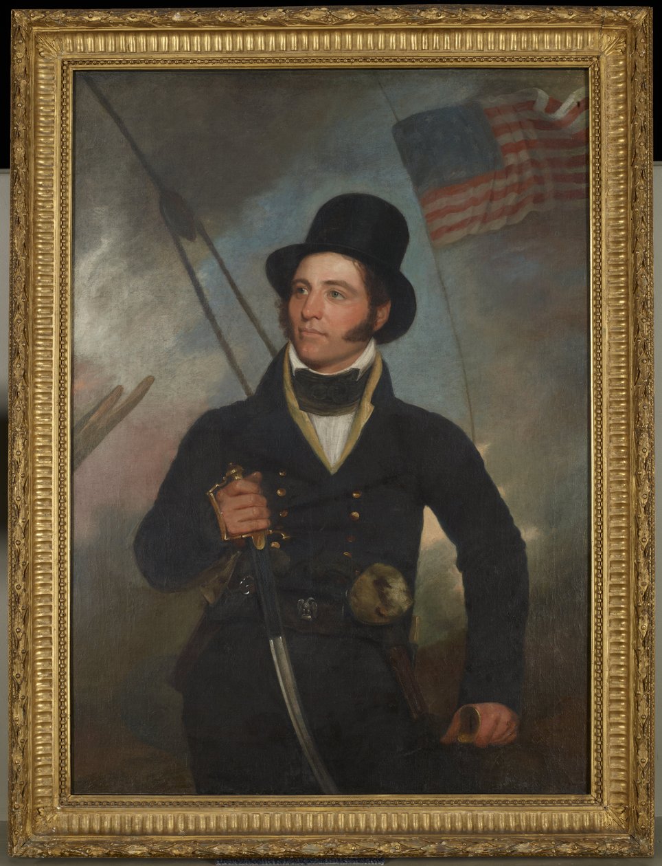 Retrato del capitán Samuel Chester Reid de John Wesley Jarvis