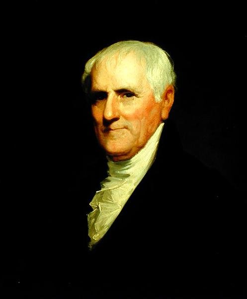 Retrato de Egbert Benson después de una pintura de Gilbert Stuart (1755-1828), c.1820 de John Wesley Jarvis