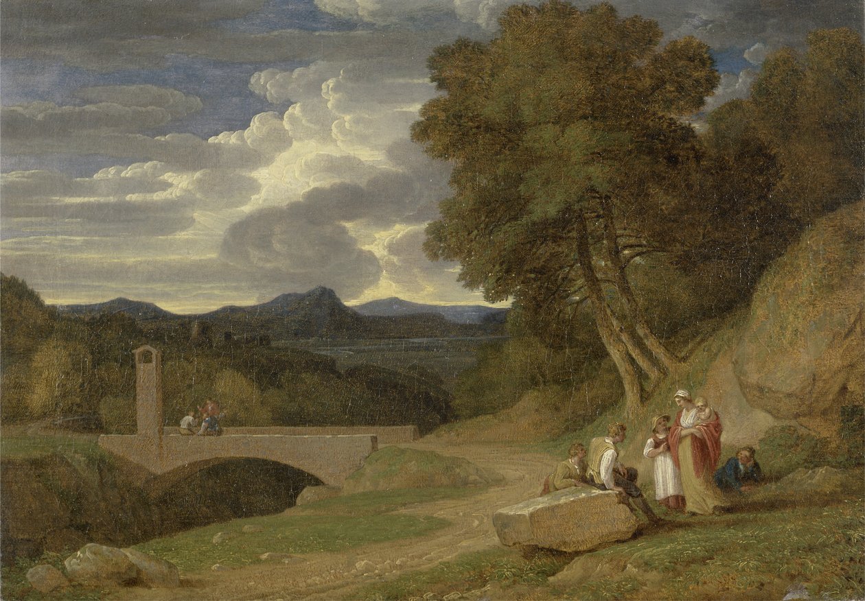 Un paisaje italianizado de John White Abbott