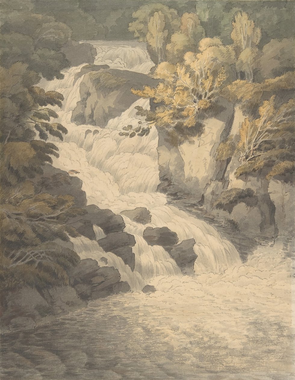 Cascada del Aray en Inveraray, Escocia de John White Abbott