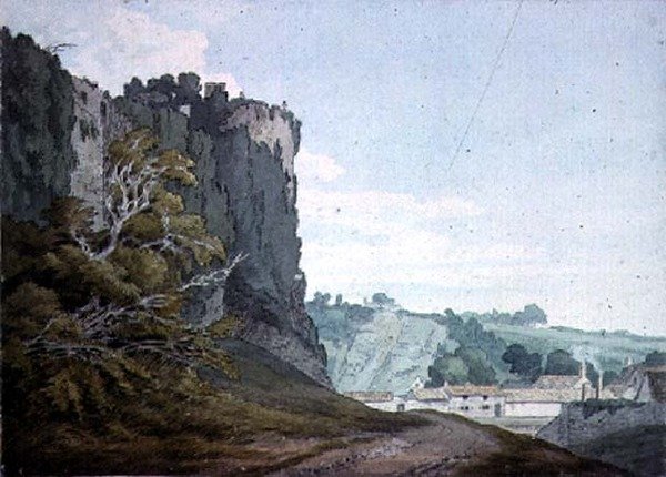 Parte del castillo de Chepstow, Monmouthshire de John White Abbott