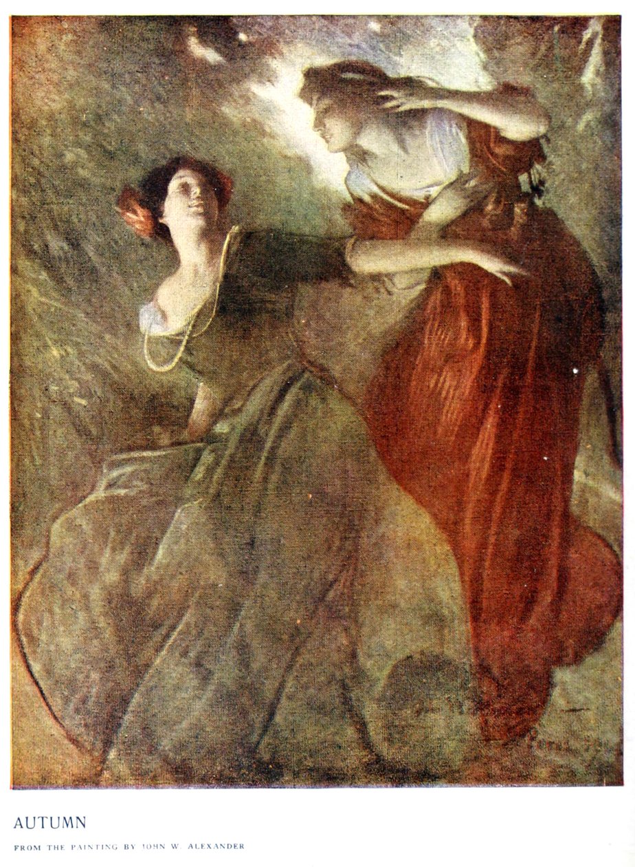 Otoño de John White Alexander de John White Alexander