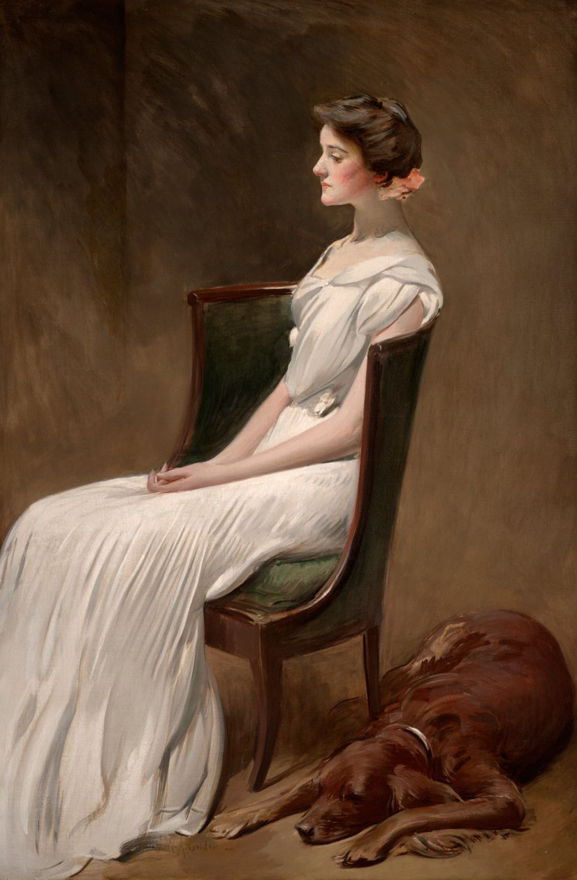 Srta. Dorothy Quincy Roosevelt (más tarde Sra. Langdon Geer) de John White Alexander