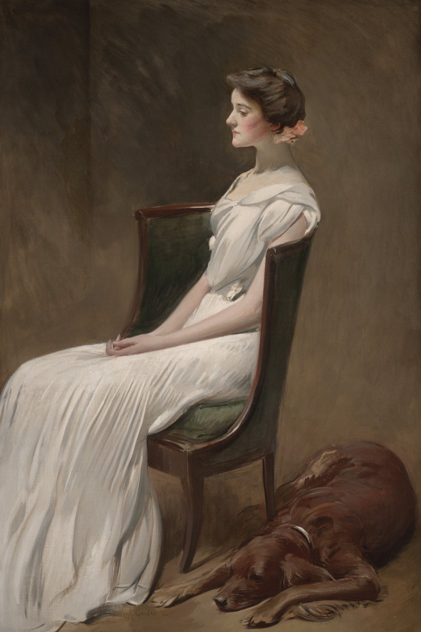 Señorita Dorothy Quincy Roosevelt (luego Sra. Langdon Geer) de John White Alexander