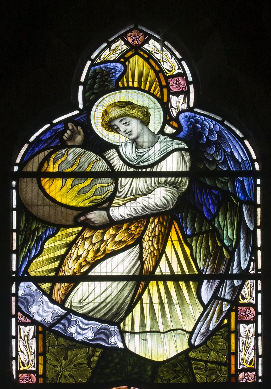 Ángel Sosteniendo el Sol de John William Brown