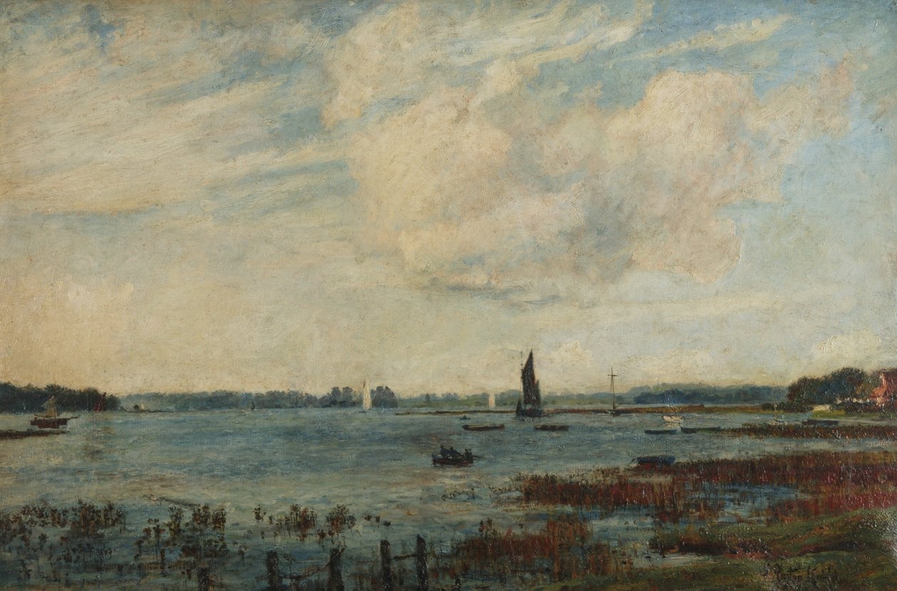 Tidal Breeze, Gosport, Hampshire (óleo sobre lienzo) de John William Buxton Knight