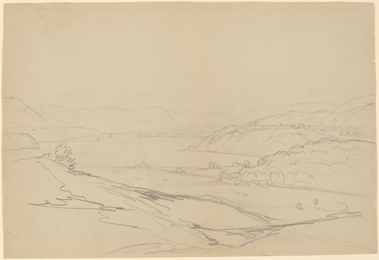 West Point desde Storm King de John William Casilear
