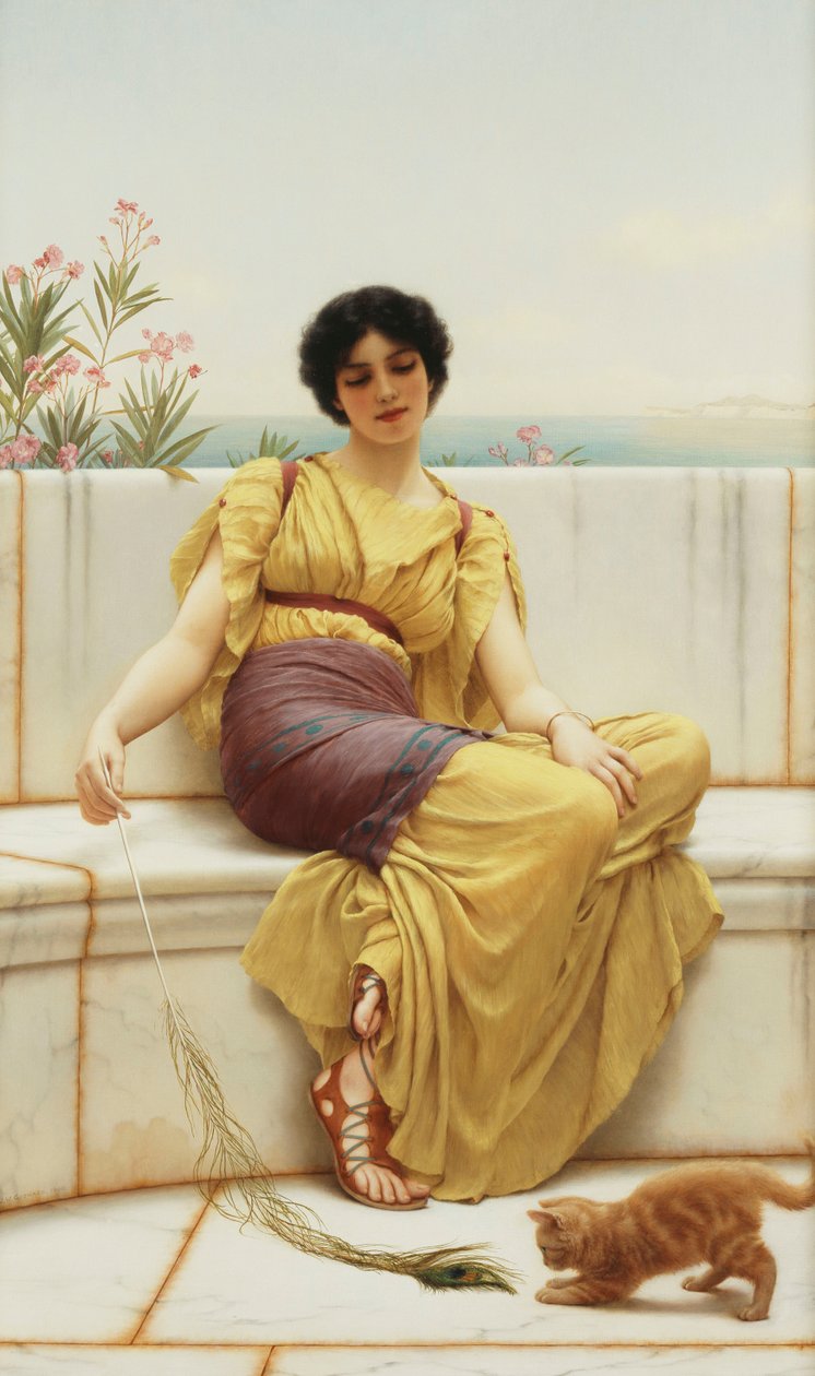 Ociosidad, 1900 de John William Godward