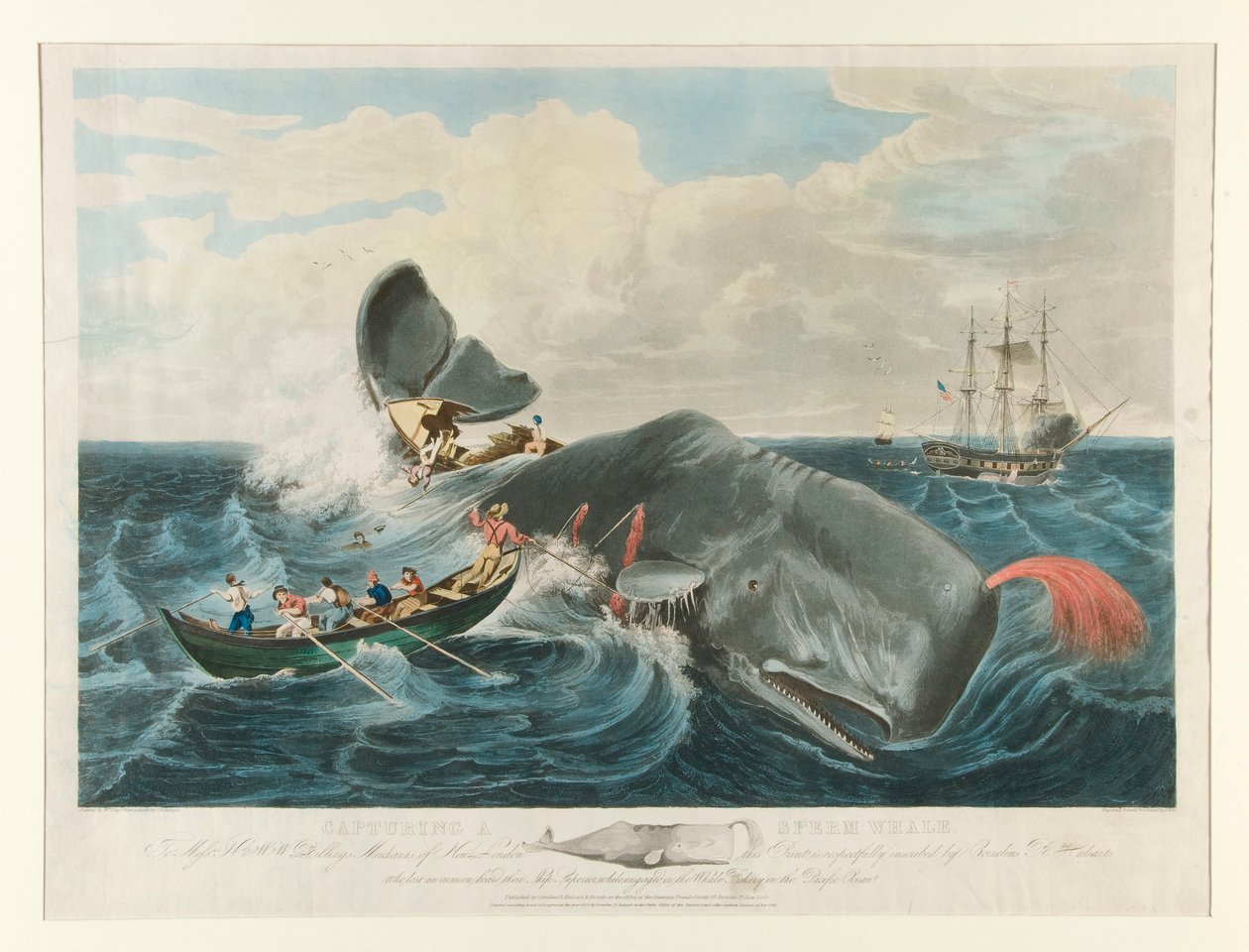 Captura de un cachalote de John William Hill