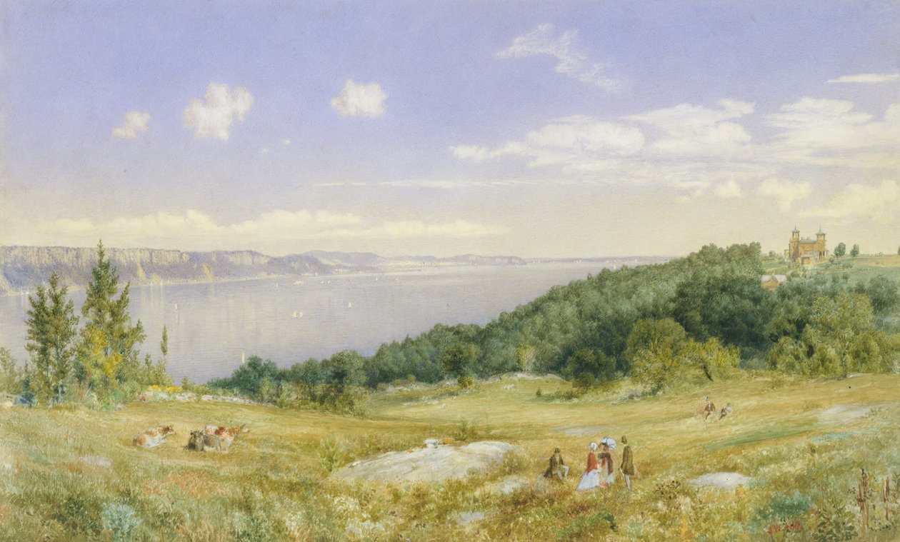 Los Palisades, ca. 1870 de John William Hill