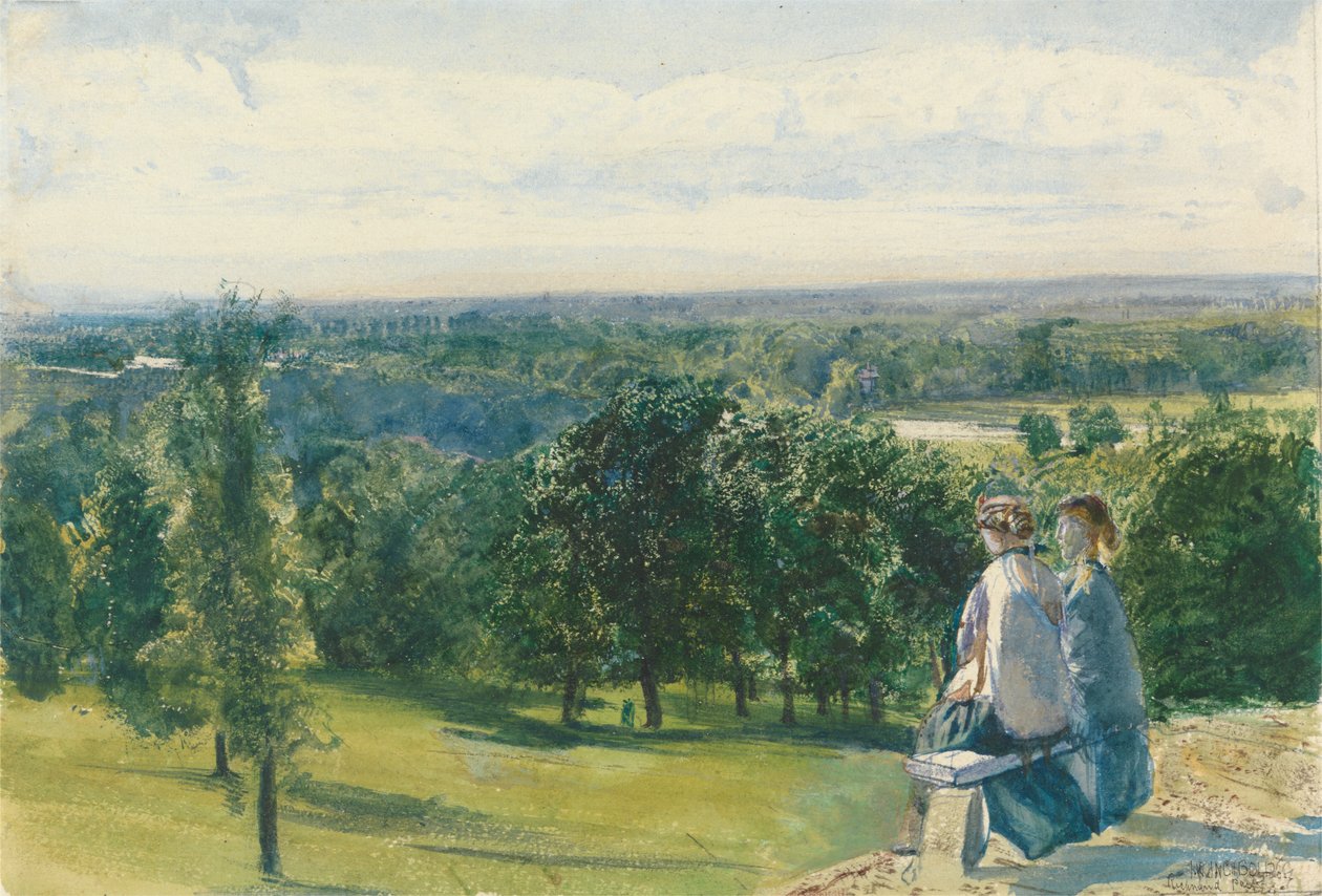 En Richmond Park de John William Inchbold