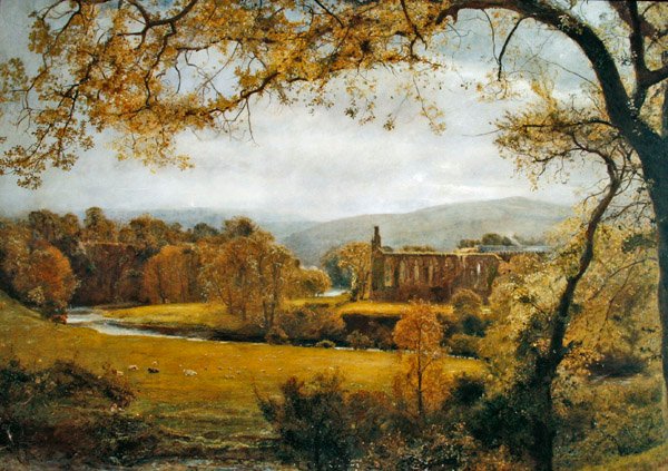 Abadía de Bolton, Wharfedale de John William North