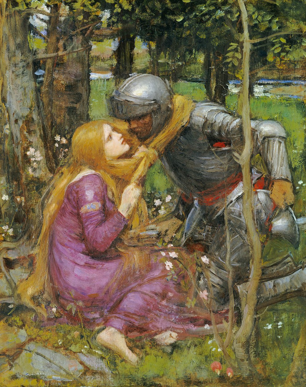 Un estudio para "La Belle Dame sans Merci", c.1893 de John William Waterhouse