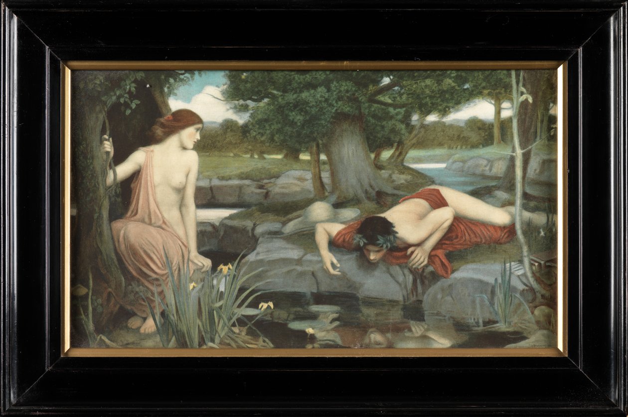 Eco y Narciso de John William Waterhouse