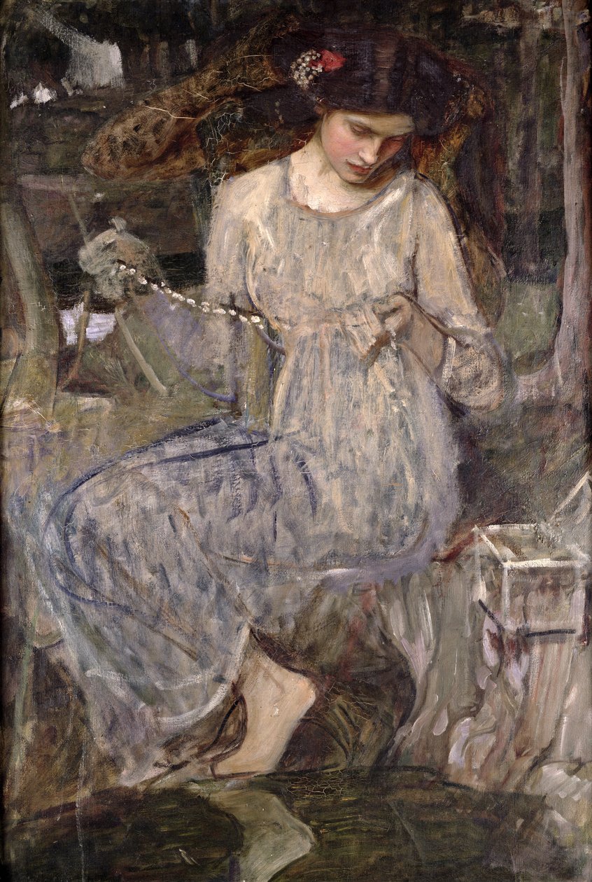 El collar, c.1909 | John William Waterhouse