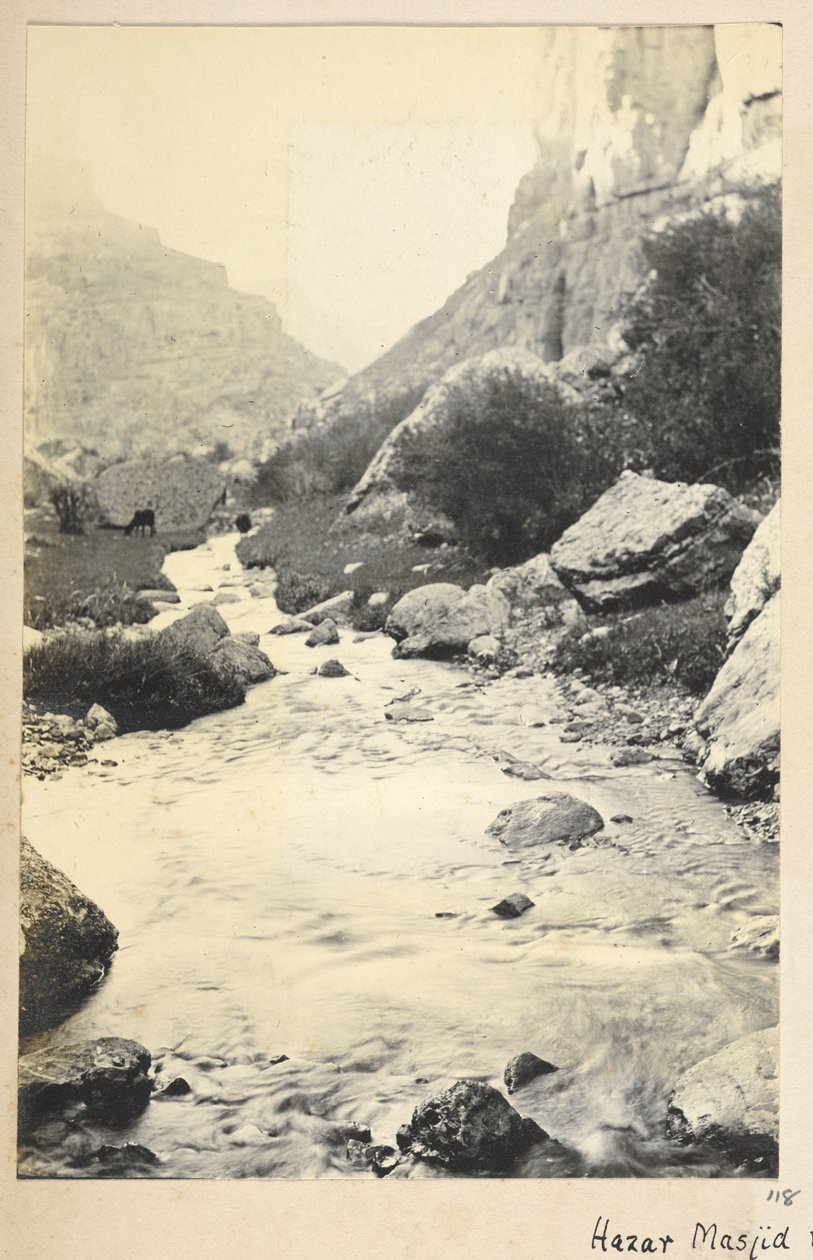 Provincia de Razavi Khorasan, Irán, c.1908 (fotografía en b/n) de John Williams Watson