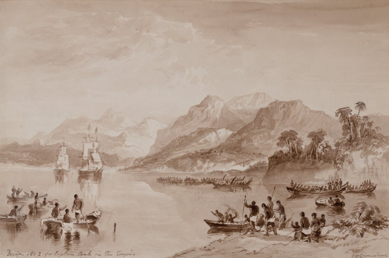 Diseño No 2 para el Capitán Cook en los Trópicos de John Wilson Carmichael