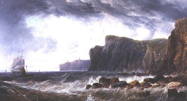 Embarcaciones cerca de Guernsey, cerca de Prevost de John Wilson Carmichael