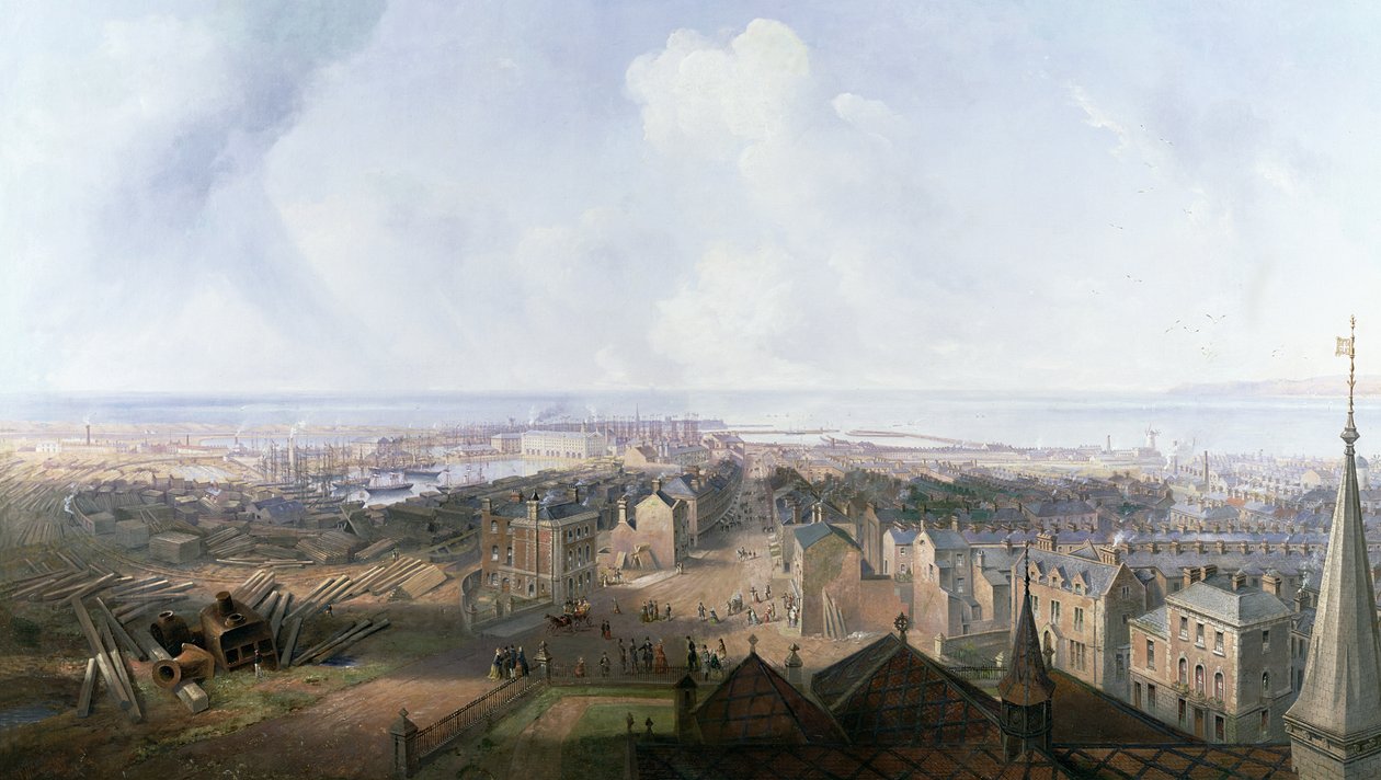 West Hartlepool en el año 1859 de John Wilson Carmichael