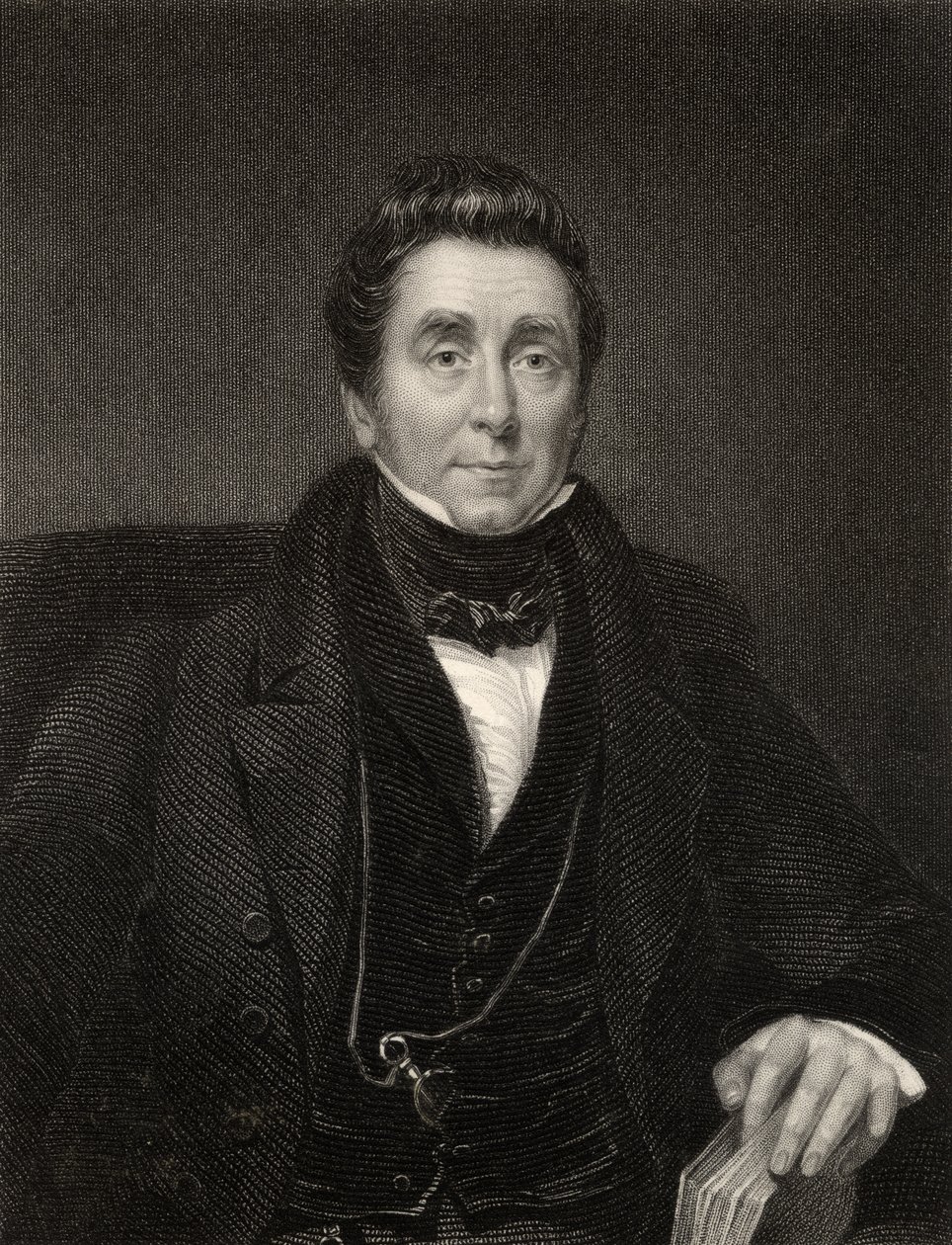 James Johnson, grabado por W. Holl, de 