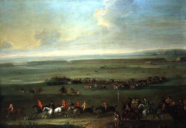 El Poste de Salida en Newmarket de John Wootton