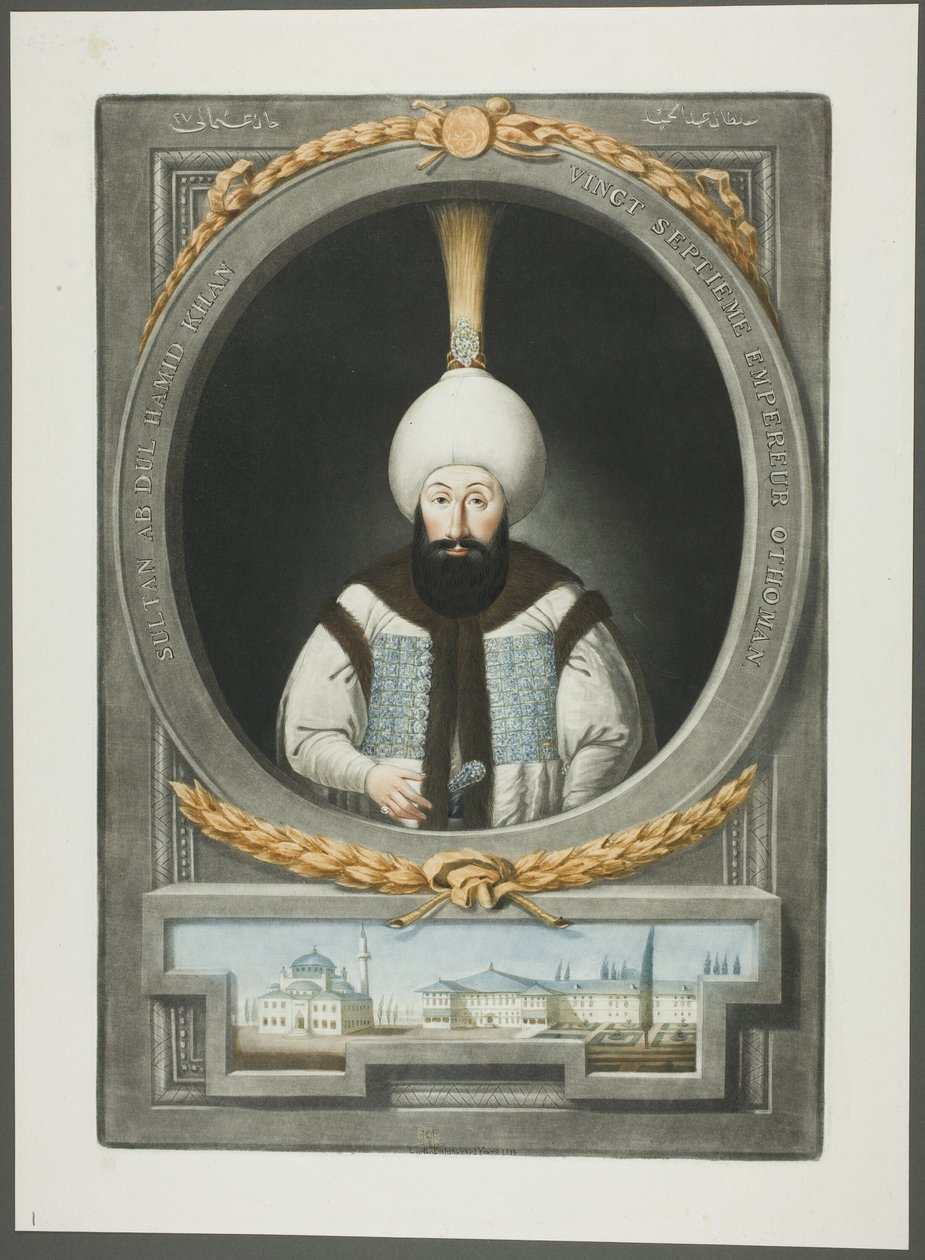 Abdul Hamid Khan, de Retratos de los emperadores de Turquía de John Young