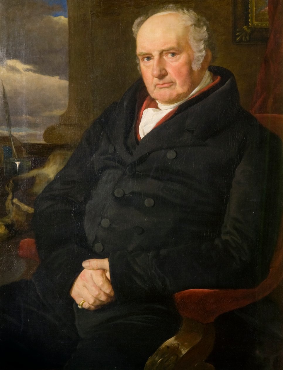 John Crichton, Cirujano (1772-1860), c.1841 (óleo sobre lienzo) de John Zephaniah Bell