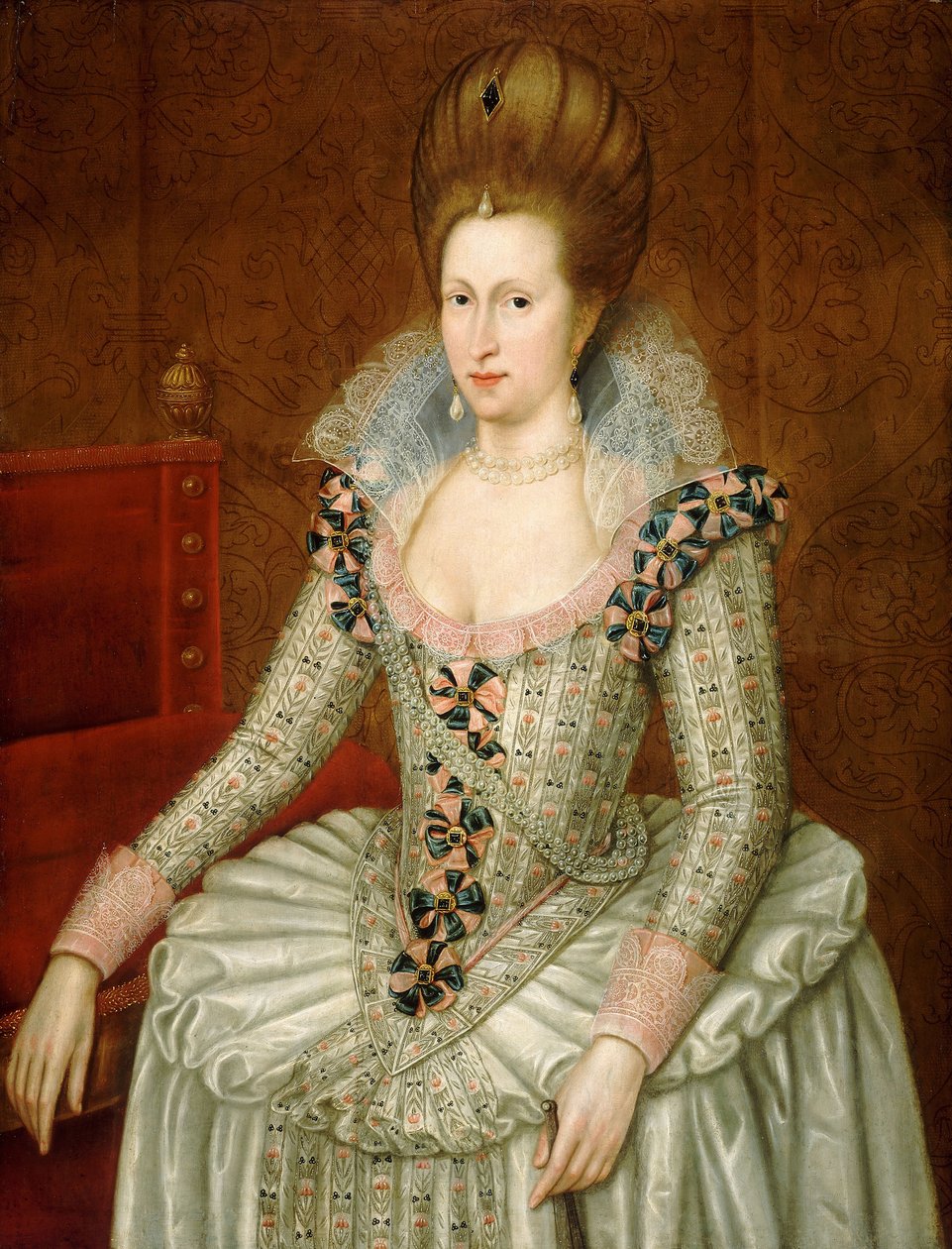 Ana de Dinamarca de John de (attr.to) Critz