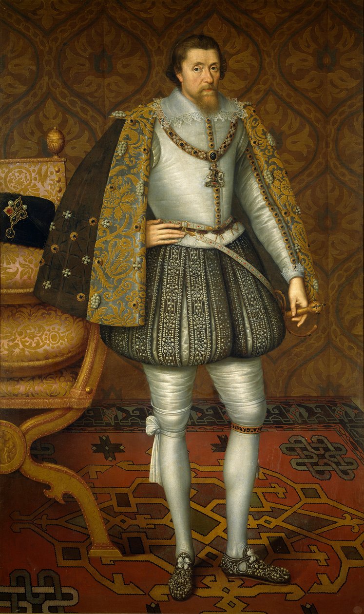 Jacobo VI y I de Inglaterra e Irlanda de John de Critz
