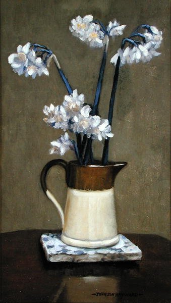 Una jarra de narcisos de Johnson Hayward