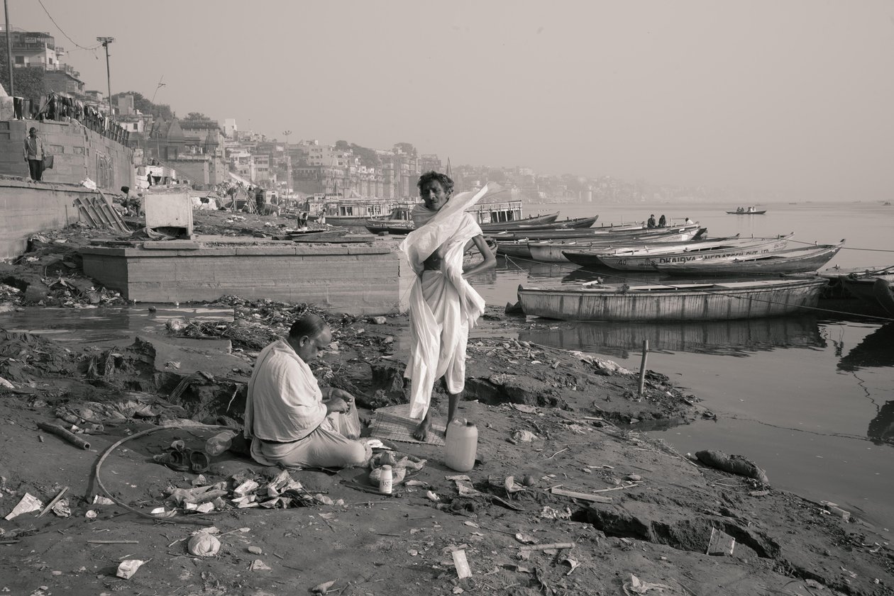 Manikarnika Ghat, Benarés, 2016 (foto) de Jon Nicholson