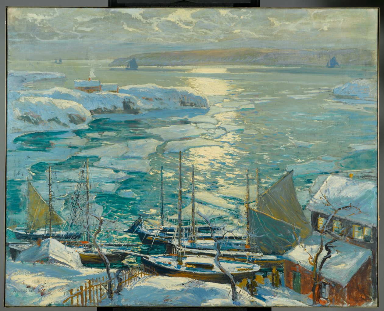 Los viejos barcos vuelven a casa, 1920 de Jonas Lie