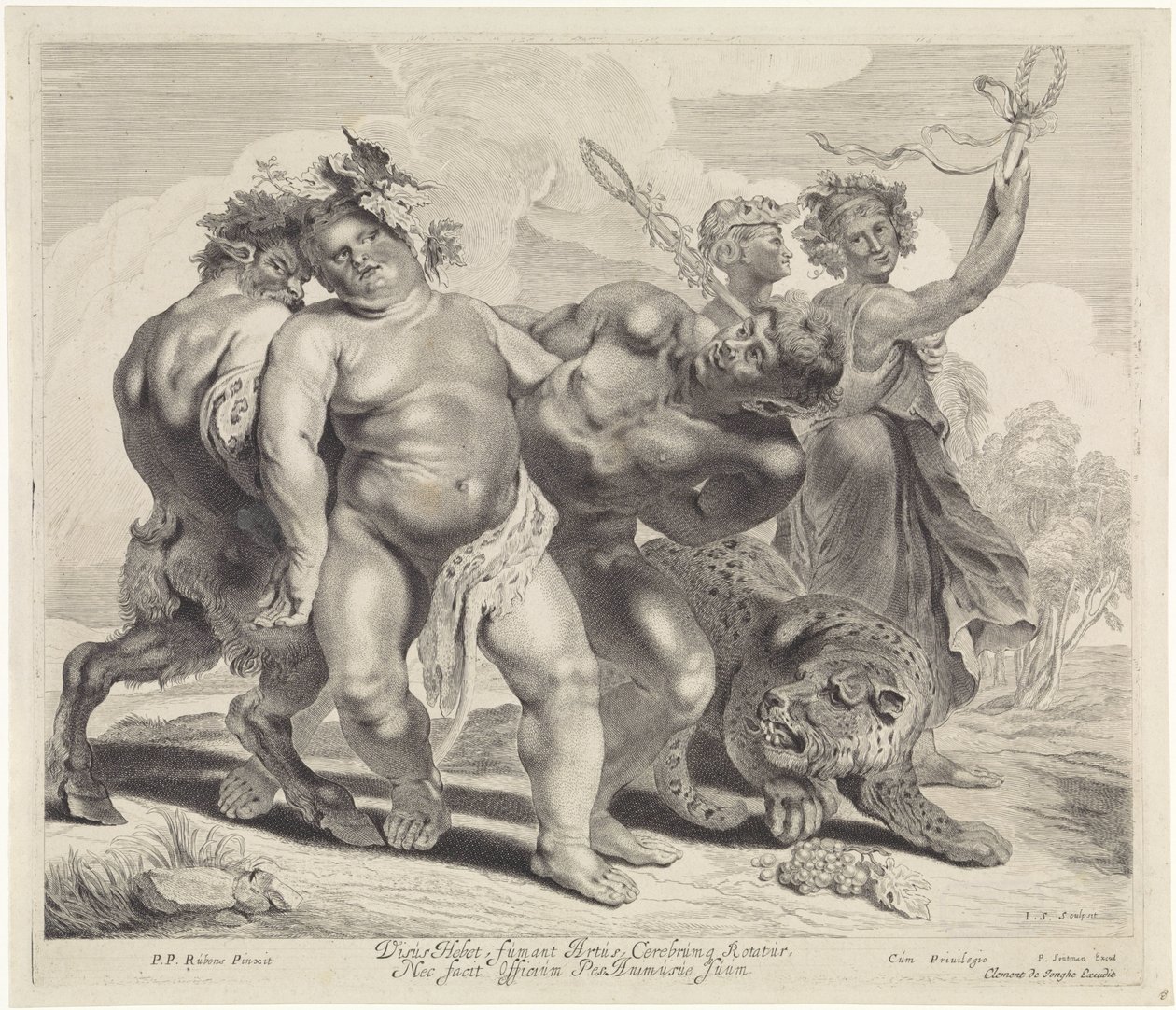 Embriaguez de Baco de Jonas Suyderhoef
