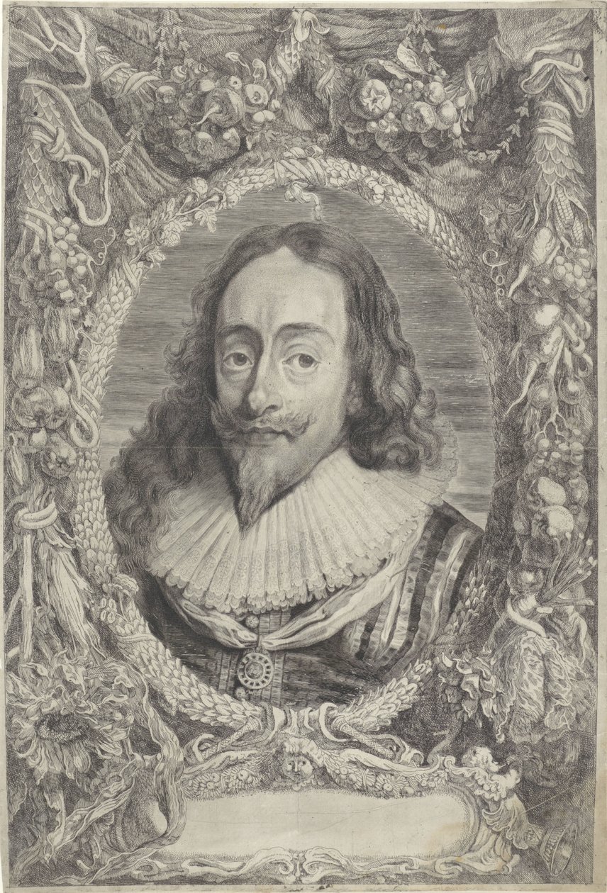 Retrato de Carlos I, rey de Inglaterra de Jonas Suyderhoef