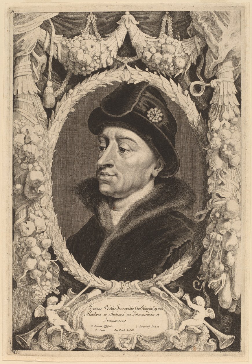 Juan Sin Miedo, Duque de Borgoña de Jonas Suyderhoff after Pieter Claesz Soutman