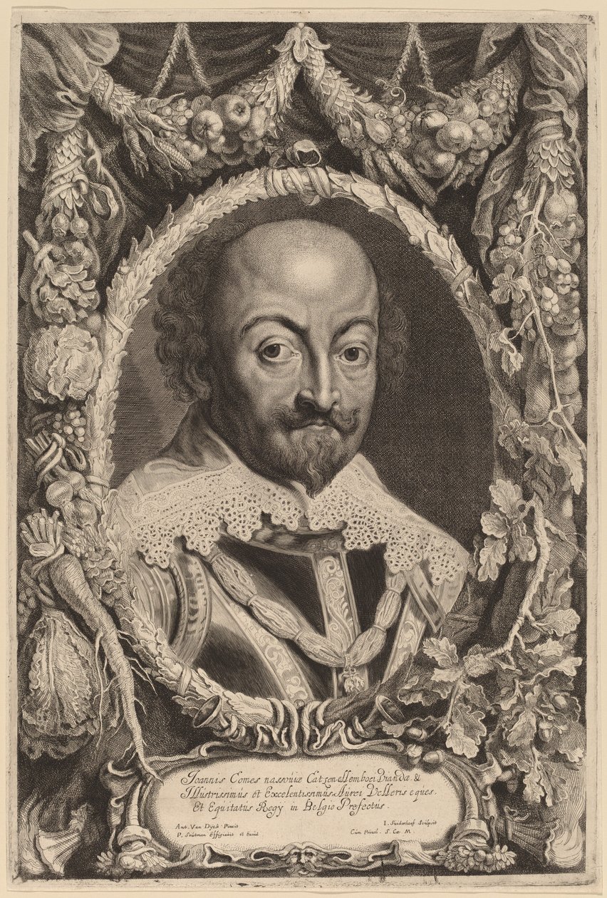 Juan, Conde de Nassau de Jonas Suyderhoff after Sir Anthony van Dyck