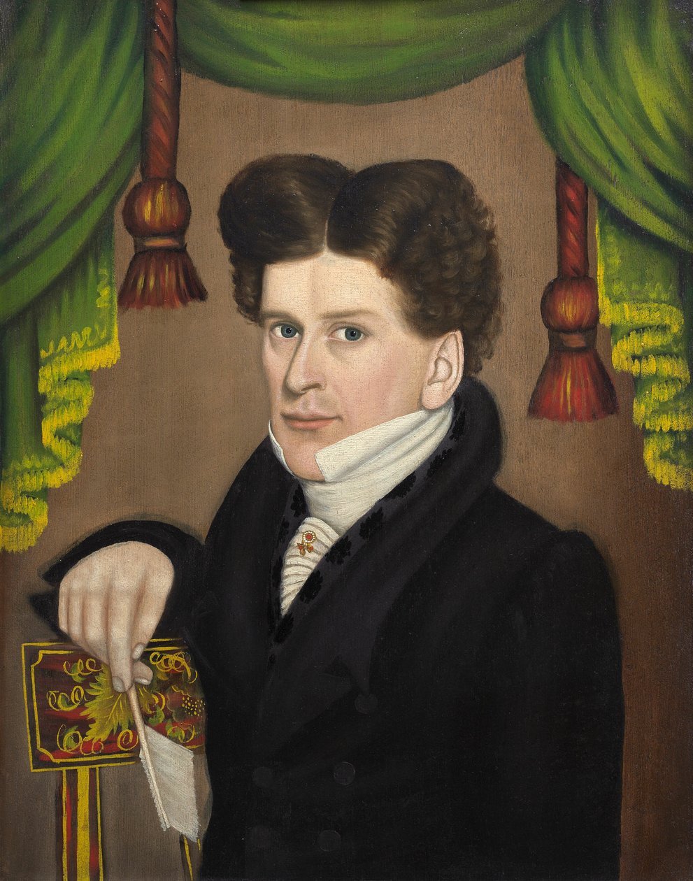 Hombre con una pluma, 1827-30 de Jonas Welch Holman