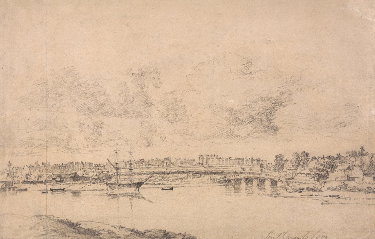 Southampton y Northam desde el río Itchen de Jonathan Fisher