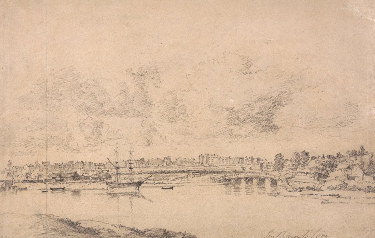 Southampton y Northam desde el río Itchen de Jonathan Fisher