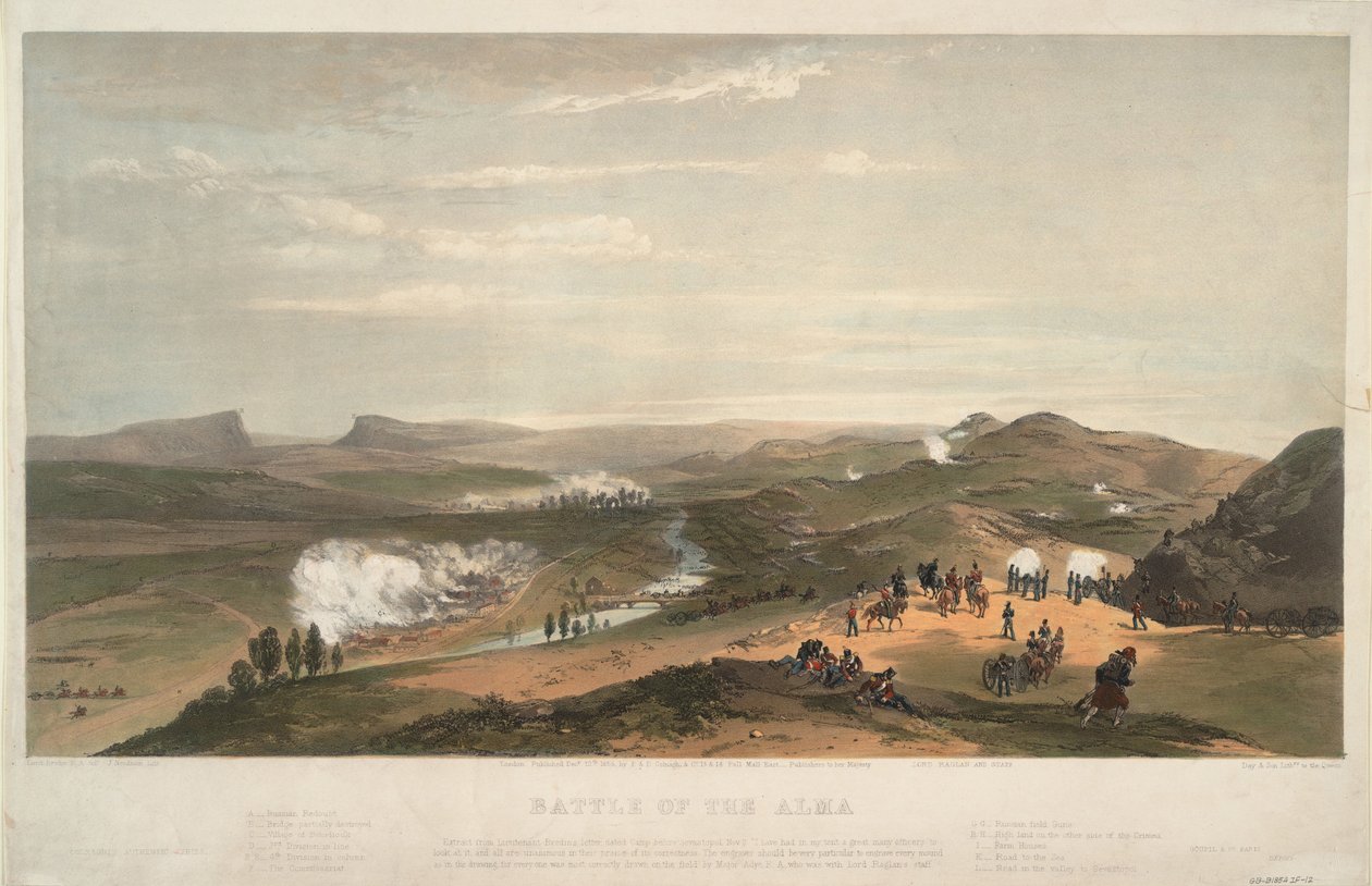 La batalla del Alma el 20 de septiembre de 1854, 1854 de Jonathan Needham