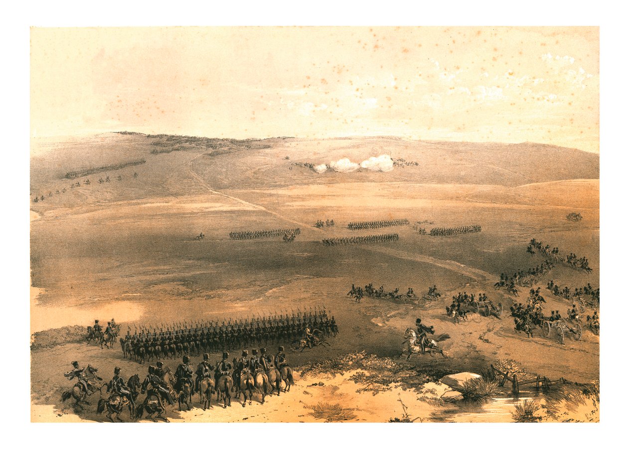 El asunto de caballería de las alturas de Bulganak - el primer cañón...1854, 1855 de Jonathan Needham
