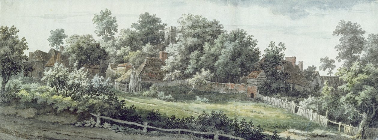 Harbledown, cerca de Canterbury, 1757 de Jonathan Skelton