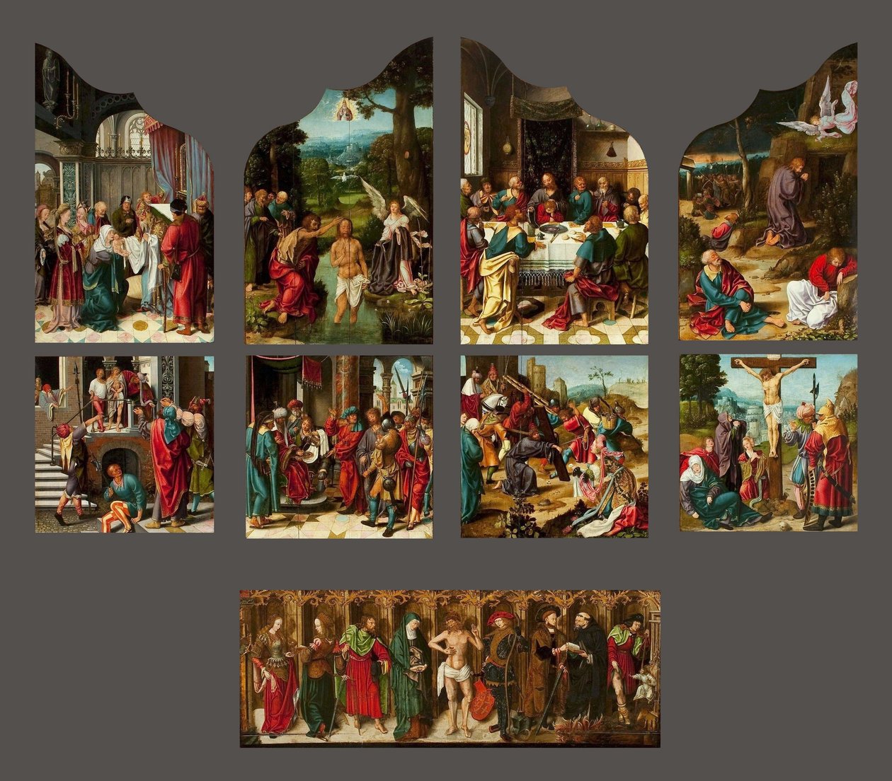 Altar de San Reinhold de Joos van Cleve