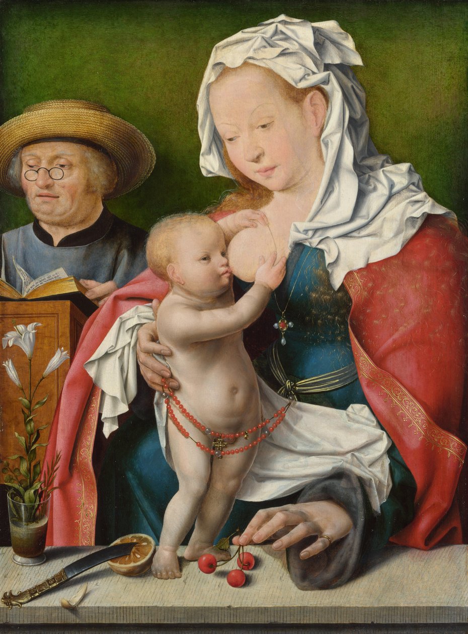 La Sagrada Familia, c. 1520 de Joos van Cleve